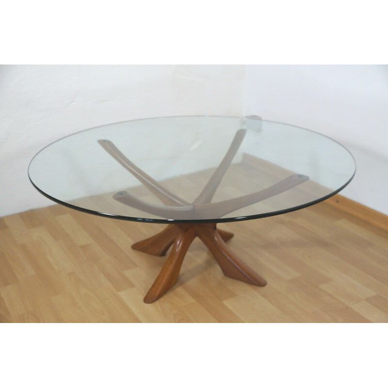 Eilersen round teak coffee table, Ilum WIKKELSØ - 1960s