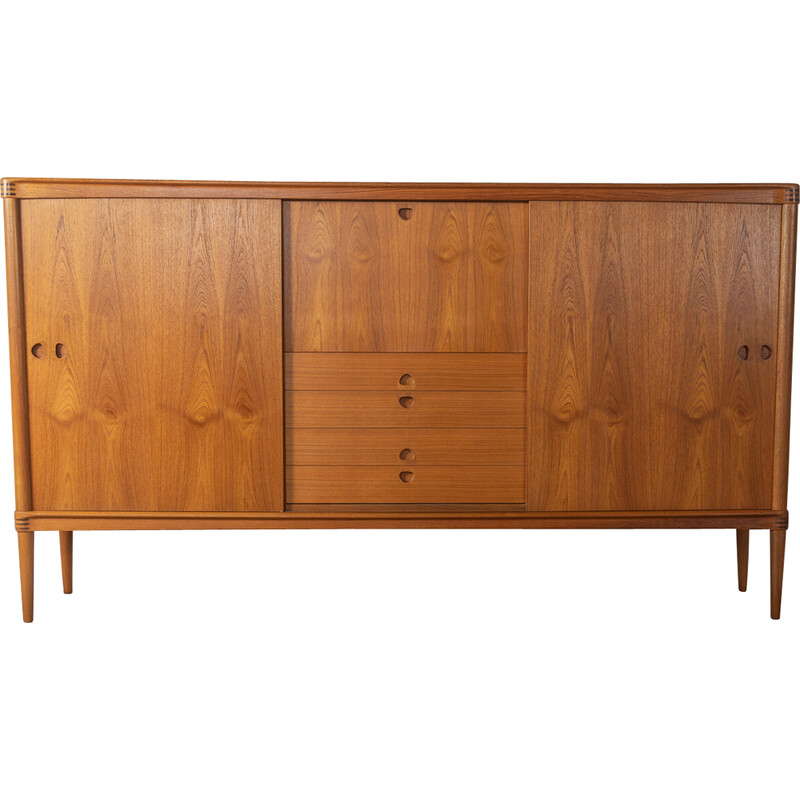 Buffet vintage avec deux portes coulissantes par Bramin, 1960