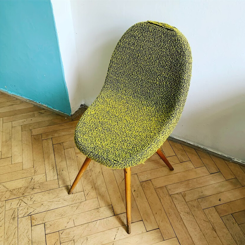 Vintage Shell chair by F. Jirak for Tatra, Czechoslovakia