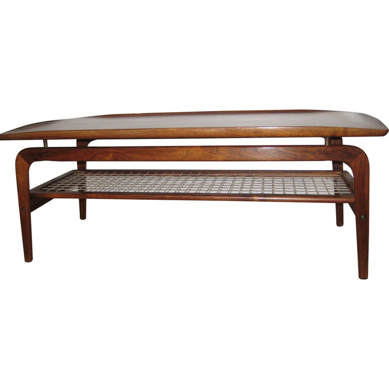 Scandinavian rosewood coffee table, Arne HOVMAND OLSEN - 1950s