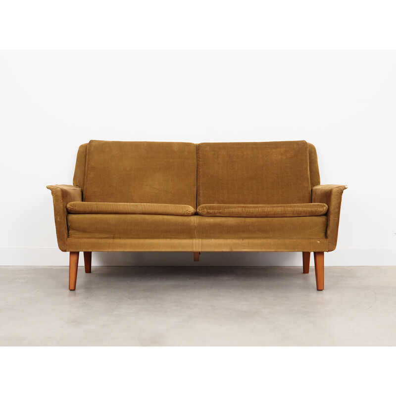 Vintage beechwood sofa by Folke Ohlsson for Fritz Hansen, 1960s