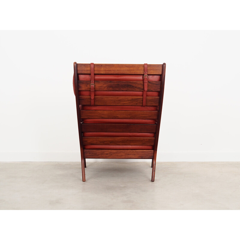 Vintage Danish rosewood armchair by Erik Ole Jørgensen for Georg Jørgensen and Søn, 1960s