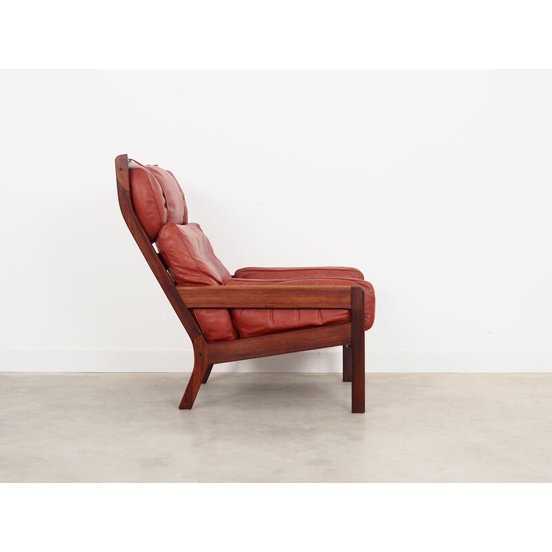 Vintage Danish rosewood armchair by Erik Ole Jørgensen for Georg Jørgensen and Søn, 1960s