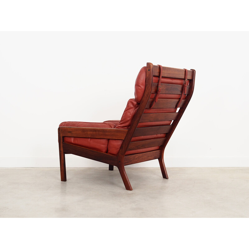 Vintage Danish rosewood armchair by Erik Ole Jørgensen for Georg Jørgensen and Søn, 1960s
