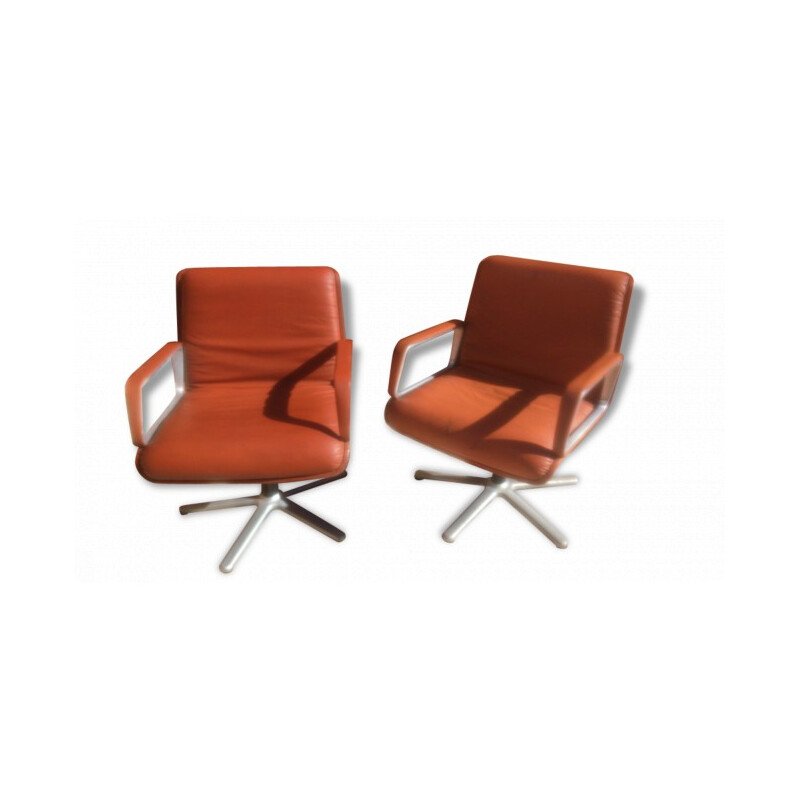 Wilkhahn "Delta 2000" set of two armchairs - 1970s