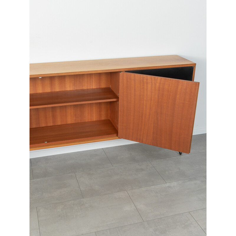 Vintage walnut sideboard with three doors, Germany 1960s