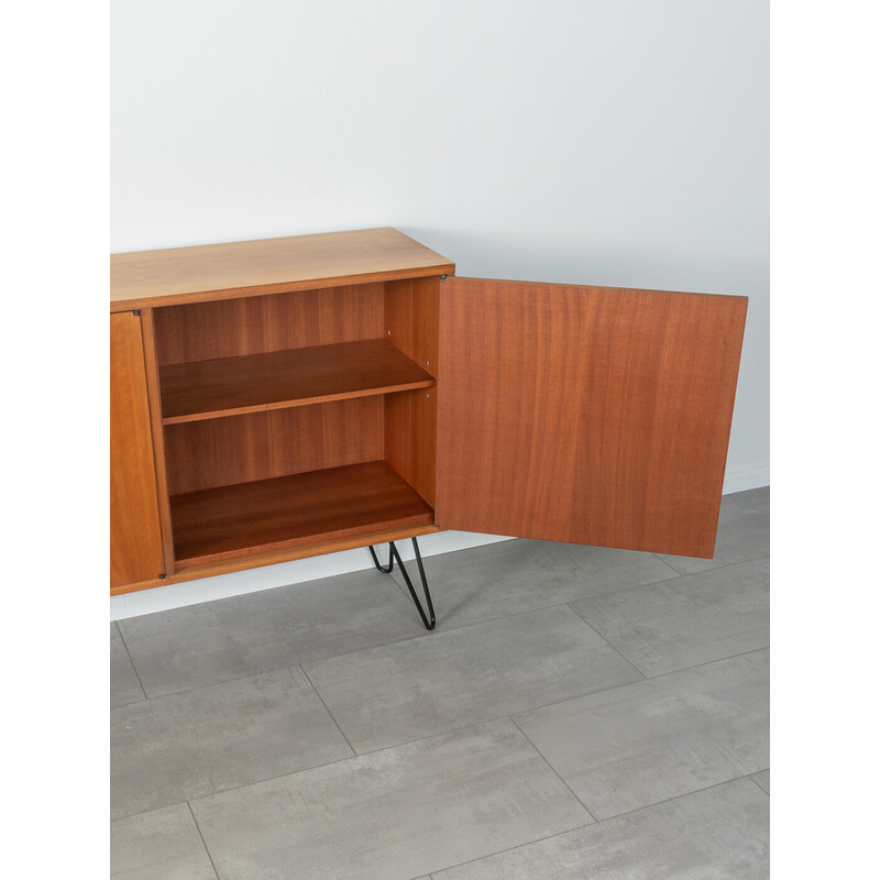 Credenza vintage in noce a tre ante, Germania 1960