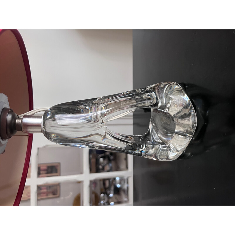 Lampe vintage en cristal, 1950