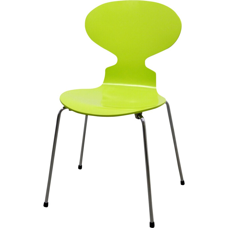 Fritz Hansen green "Ant Chair 3101", Arne JACOBSEN - 1990s