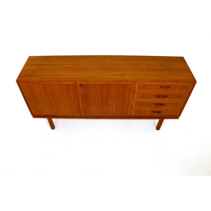 Enfilade scandinave vintage en teck, Suède 1960