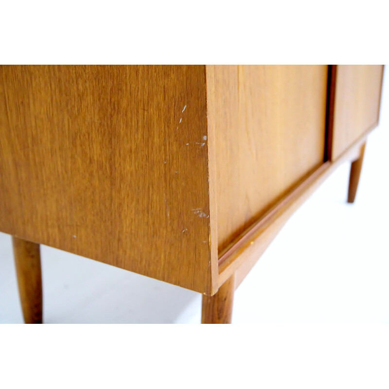 Vintage secretary in teak by Wirserums Nya Möbelfabrik Hultarp, Sweden 1960s