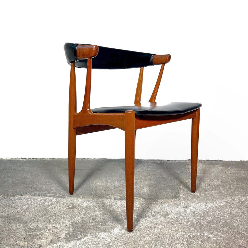 Juego de 6 sillones vintage BA-113 de teca de Johannes Andersen para Samcom, 1960