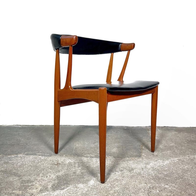 Set of 6 vintage BA-113 teak armchairs by Johannes Andersen for Samcom, 1960s