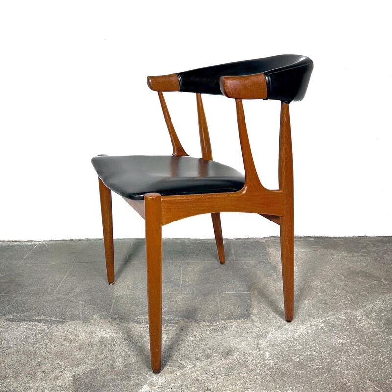 Conjunto de 6 poltronas de teca BA-113 de Johannes Andersen para a Samcom, 1960