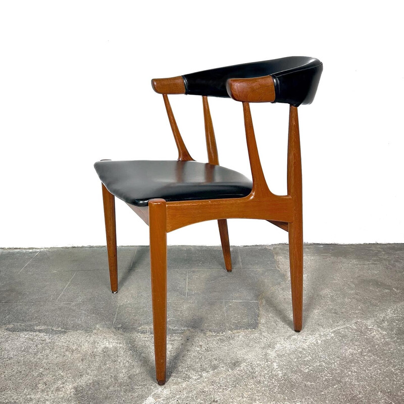 Ensemble de 6 fauteuils vintage BA-113 en teck par Johannes Andersen pour Samcom, 1960