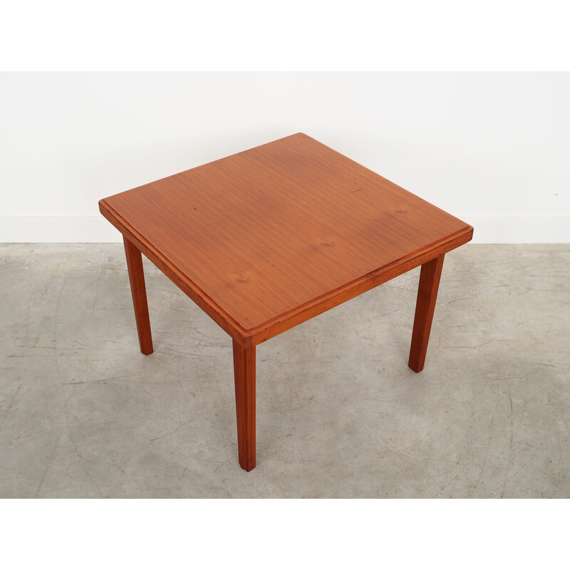 Tavolino danese vintage in teak, anni '70