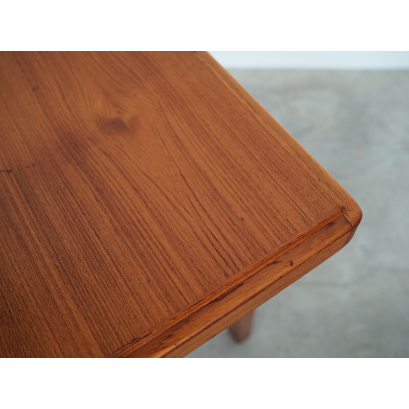 Vintage teak Danish coffee table, 1970s