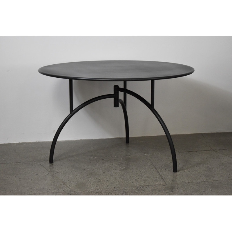 Vintage enameled steel table by Philippe Starck for Driade, Italy 1981s