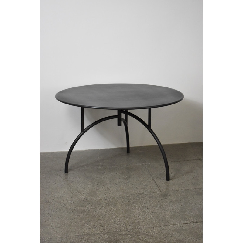 Vintage enameled steel table by Philippe Starck for Driade, Italy 1981s