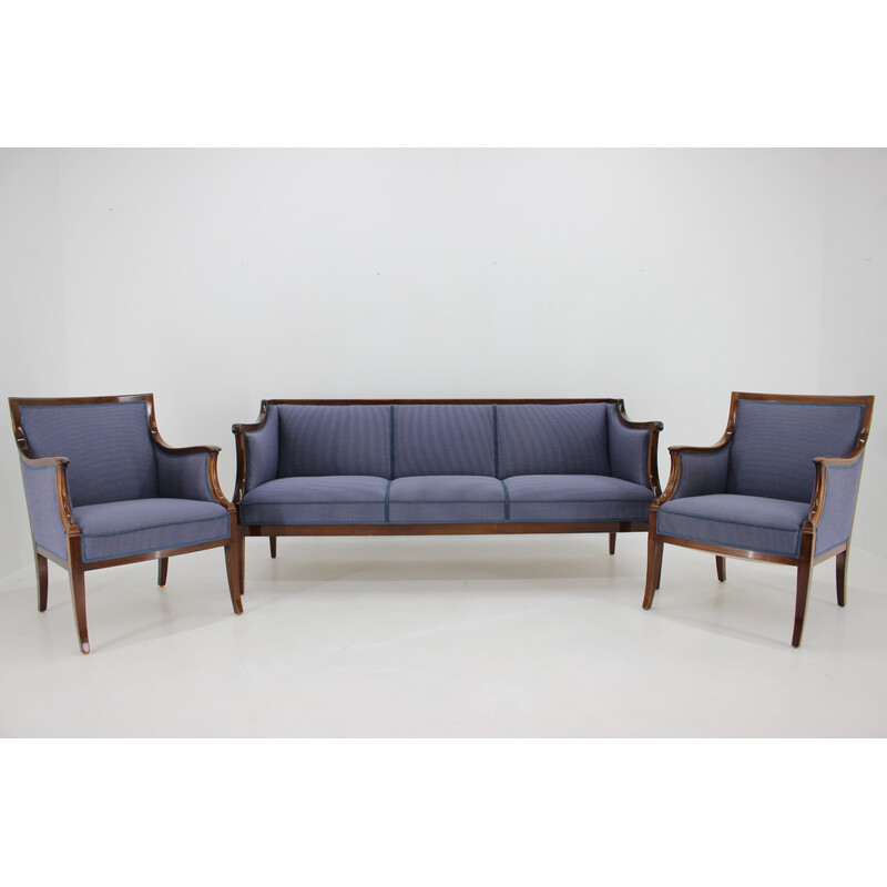 Vintage living room set by Frits Henningsen, Denmark 1940s