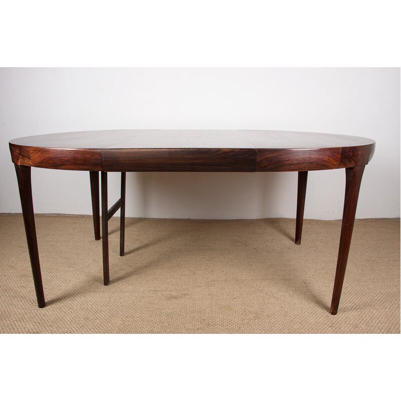 Vintage Danish extendable table in Rio rosewood by Ib Kofod-Larsen for Faarup, 1960
