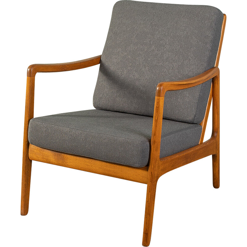 Vintage fauteuil van Ole Wanscher voor France en Daverkosen, Denemarken 1950