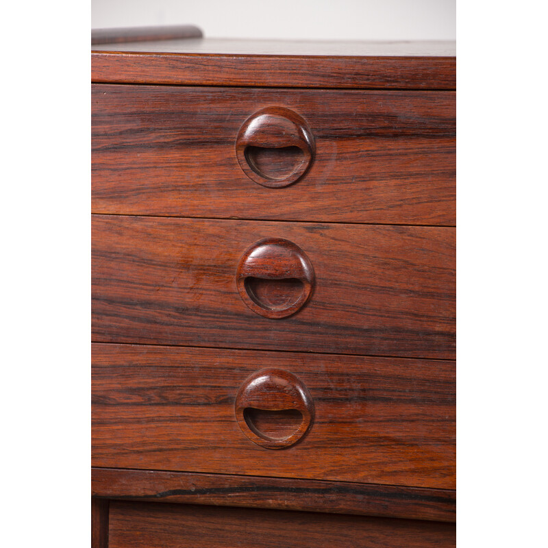 Vintage Danish indoor planter in Rio rosewood by Arne Wahl Iversen for Vinde Mobelfabrik, 1960