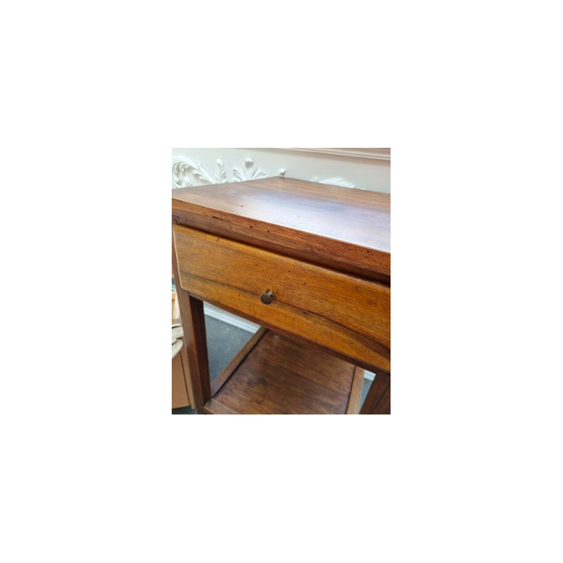 Mesa de cabeceira em madeira cor de mel Vintage