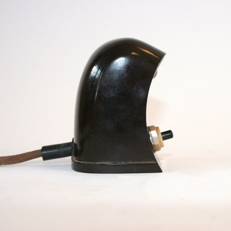 Mid-century brown bakelite night-light - 1940s