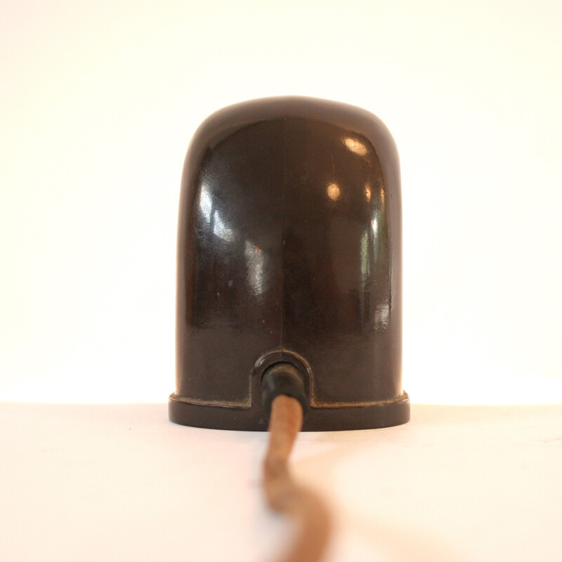 Mid-century brown bakelite night-light - 1940s