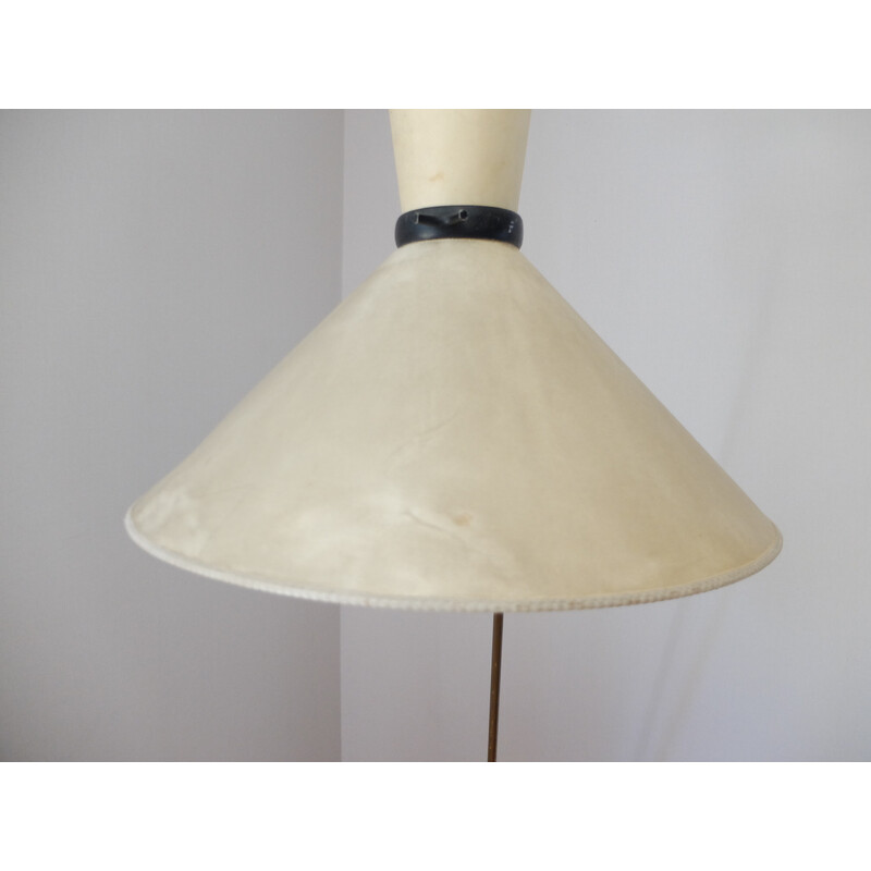 Vintage-Stehlampe mit Pendel von Maurice Flachet, 1950