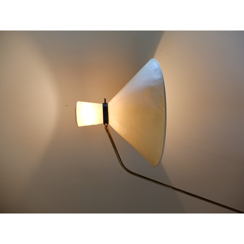 Vintage-Stehlampe mit Pendel von Maurice Flachet, 1950