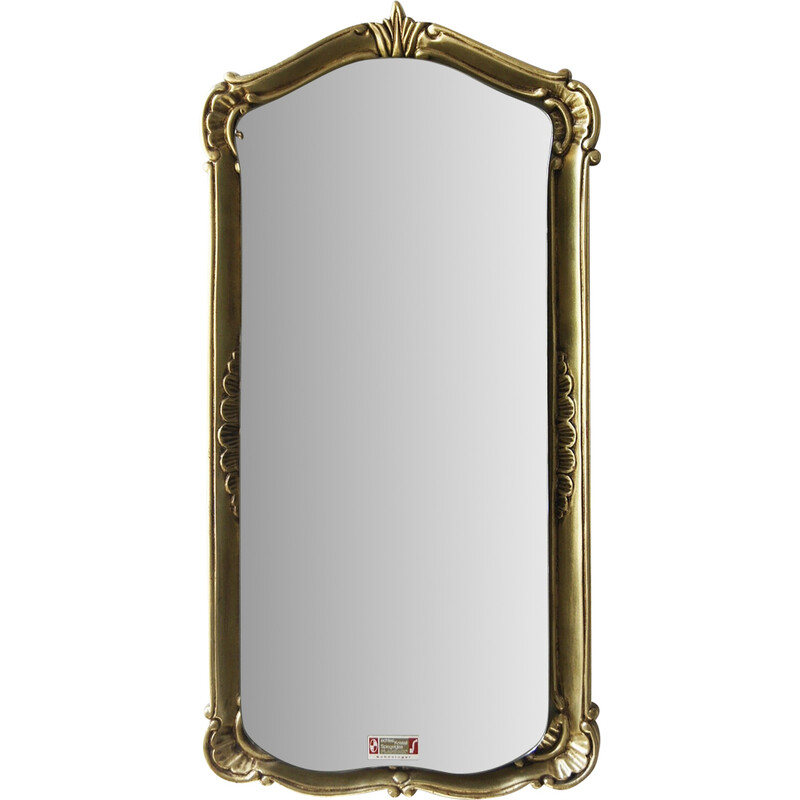 Specchio vintage in legno di Schoninger