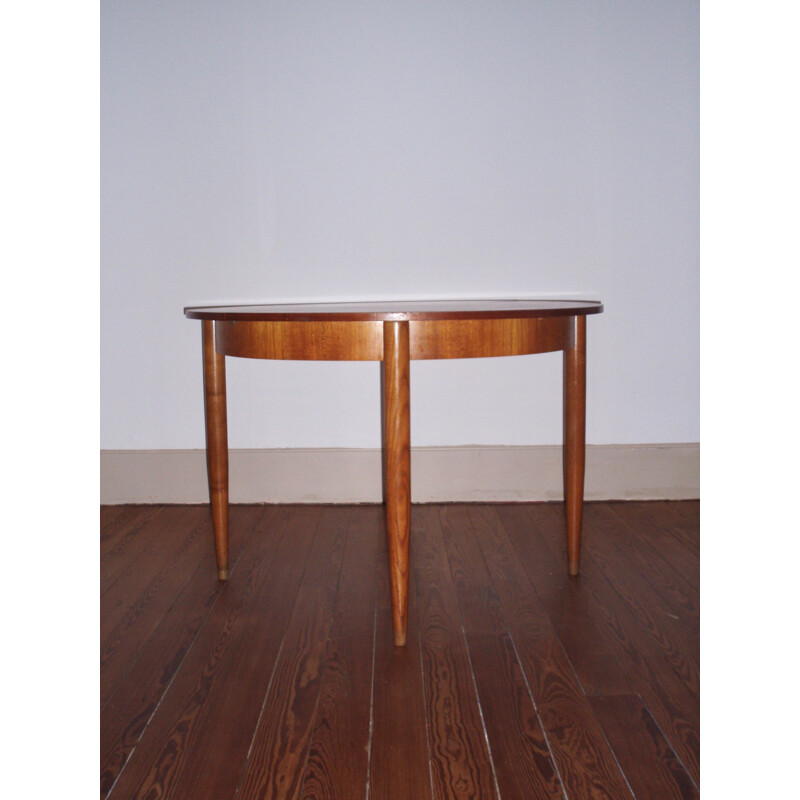 Extendible dining table in teak - 1960s