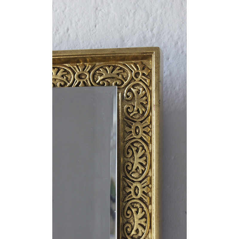 Vintage wooden mirror by Schoninger