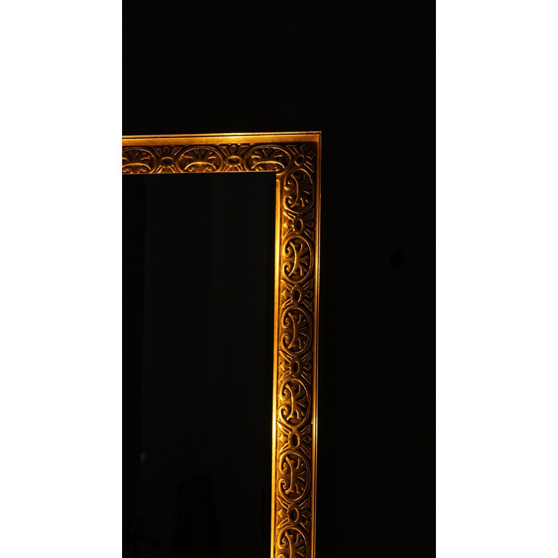 Vintage-Spiegel aus Holz von Schoninger
