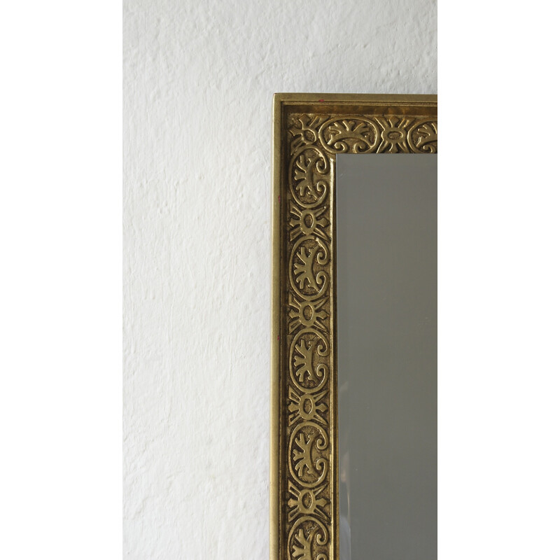 Vintage wooden mirror by Schoninger