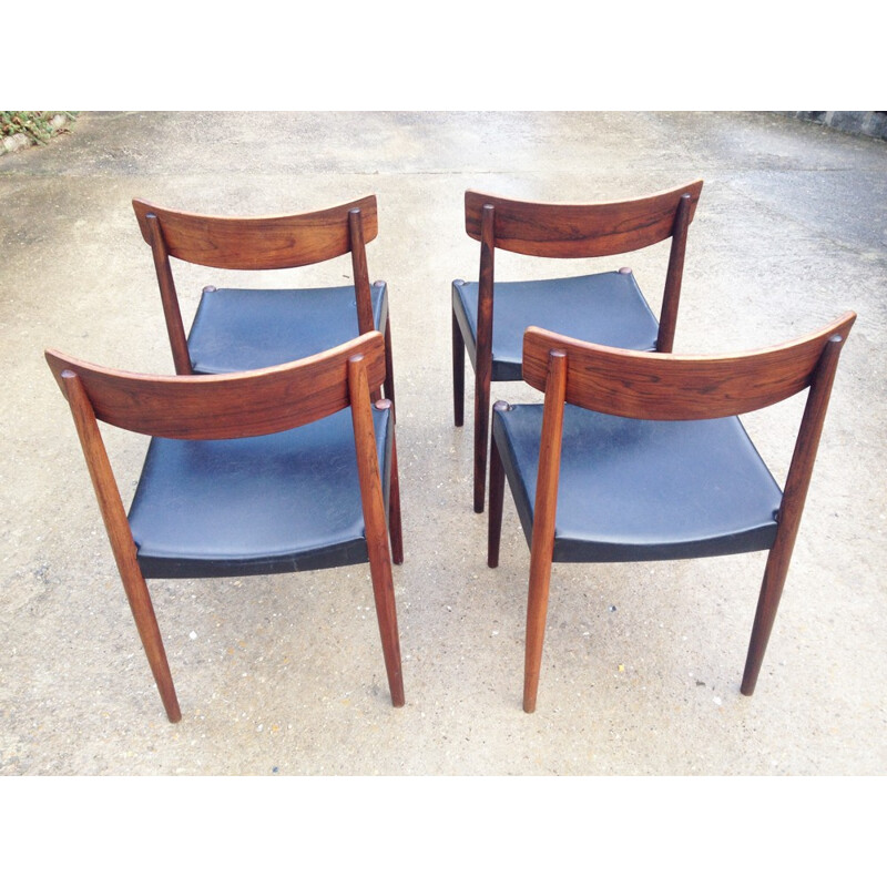 Set of 4 Troeds Bjärnum chairs in teak, Nils JONSSON - 1960s