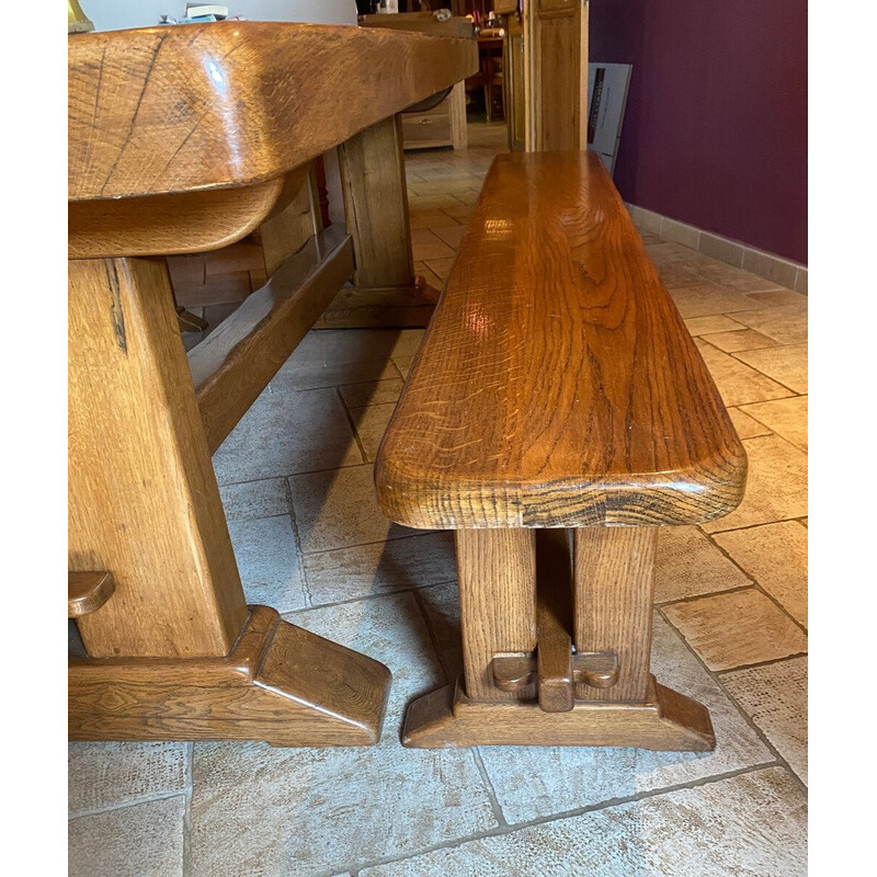 Vintage solid elmwood dining set