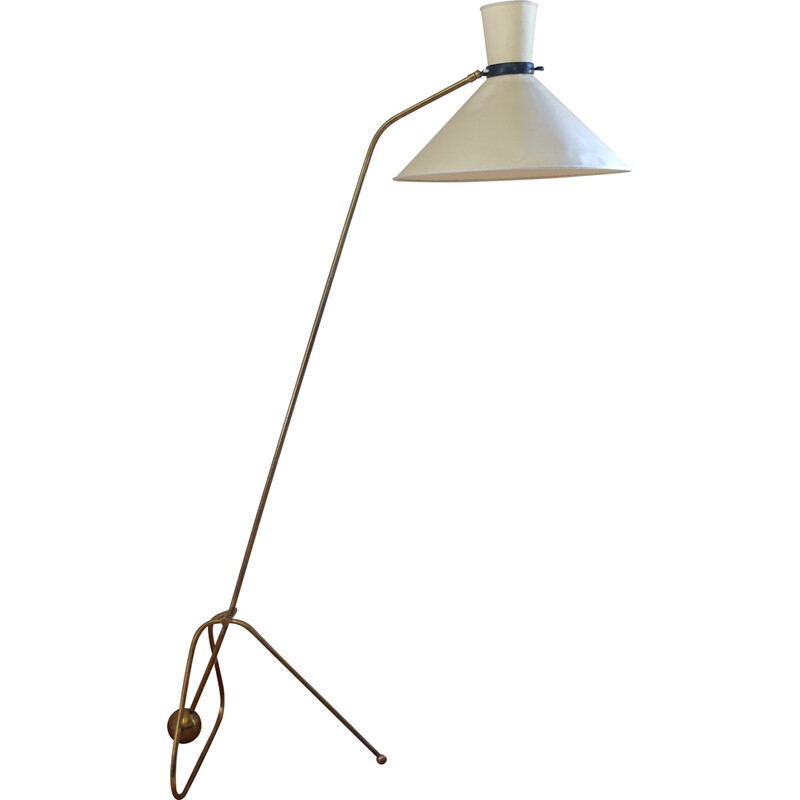 Vintage pendulum floor lamp by Maurice Flachet, 1950