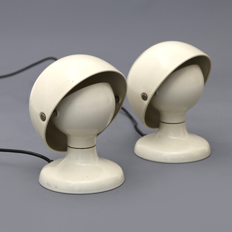 Vintage metal "Jucker" lamp by Afra and Tobia Scarpa for Flos, 1960s