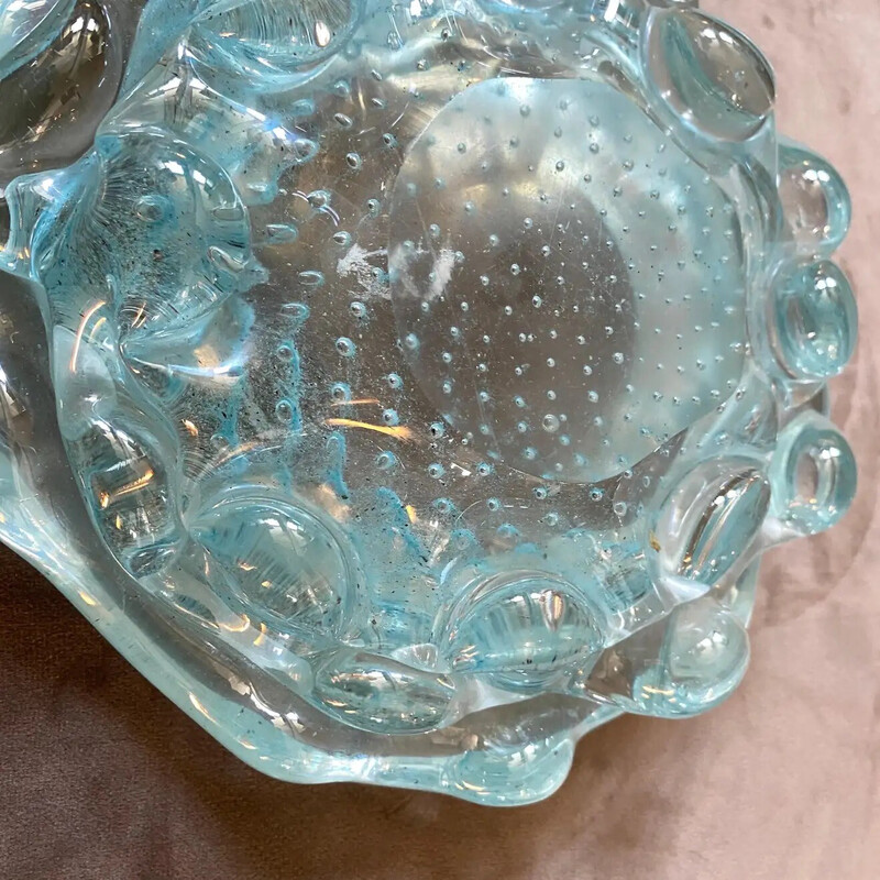 Mid century Murano glass ashtray by Barovier, 1970s