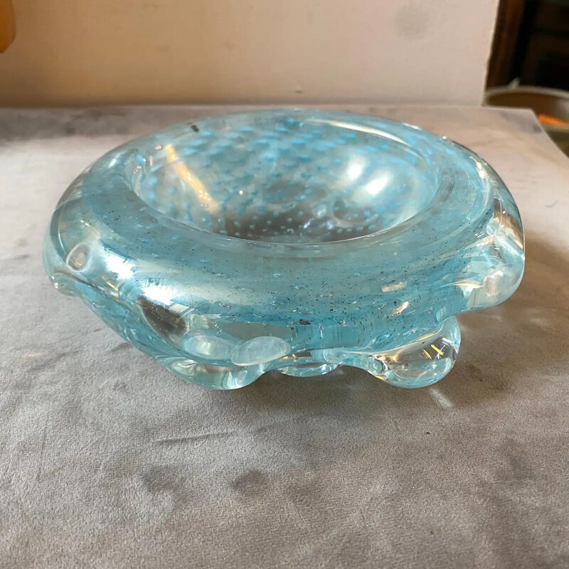 Mid century Murano glass ashtray by Barovier, 1970s