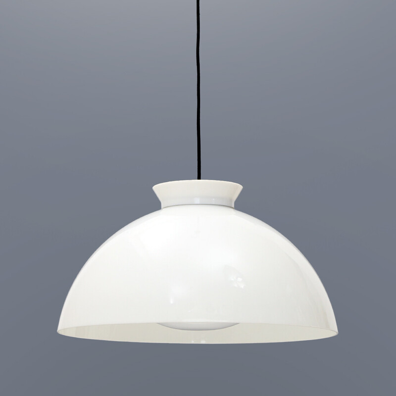 Vintage metal pendant lamp "Kd6" by Achille and Pier Giacomo Castiglioni for Kartell, 1960s