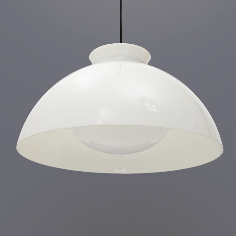 Vintage metal pendant lamp "Kd6" by Achille and Pier Giacomo Castiglioni for Kartell, 1960s