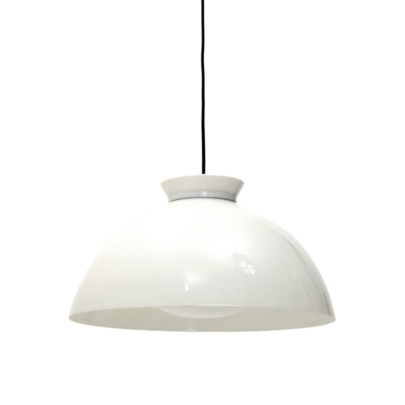Vintage metal pendant lamp "Kd6" by Achille and Pier Giacomo Castiglioni for Kartell, 1960s