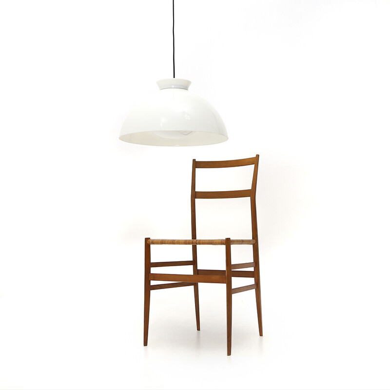 Candeeiro suspenso metálico Vintage "Kd6" de Achille e Pier Giacomo Castiglioni para Kartell, 1960