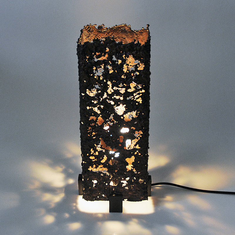 Vintage copper lamp by Aimo Tukianinen, Finland 1960s