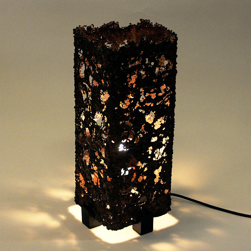 Vintage copper lamp by Aimo Tukianinen, Finland 1960s