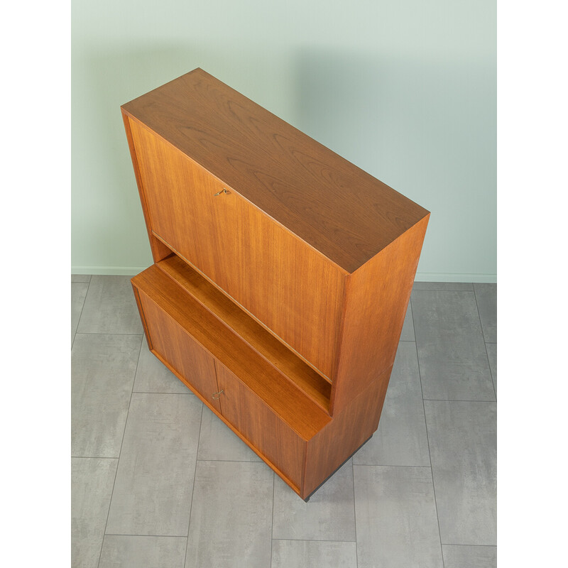 Vintage teak veneer secretary by Wk Möbel, 1960s